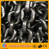 manufacture 20Mn2 8mm G80 lifting chain,T80 grade black chain,Grade 80 load chain