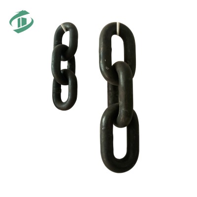 Industrial DIN764 steel lifting chain slings plain lifting chain 80