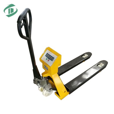 DF 2t pallet jack weight capacity nylon wheel trolley pallet truck